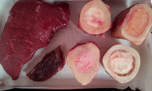 Un peu de viande au frais