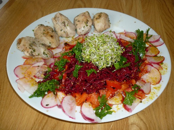 filets de caille et betterave crue.JPG