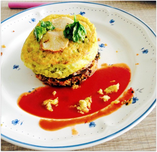 Omelette de riz, petits légumes et son steack haché_c2i.jpg